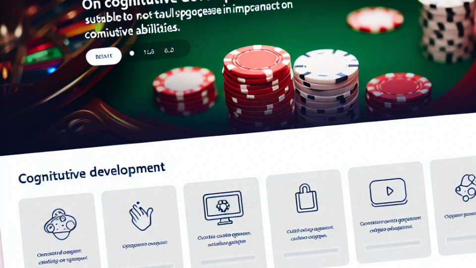 Which Types of Games Contribute to Cognitive Development?